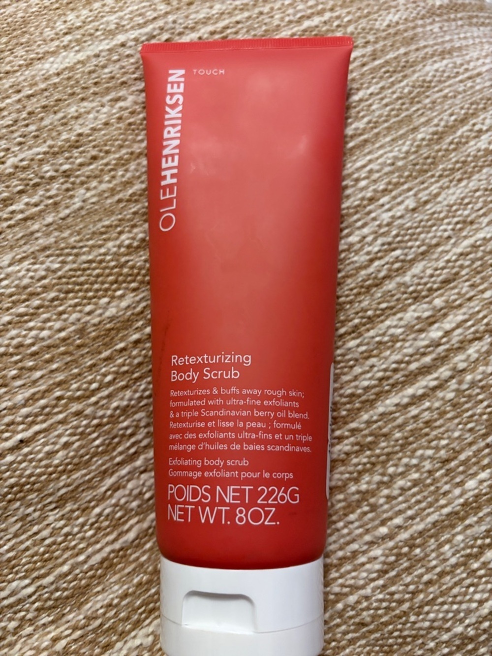 NEW Ole Henriksen Red Retexturizing Body Scrub
